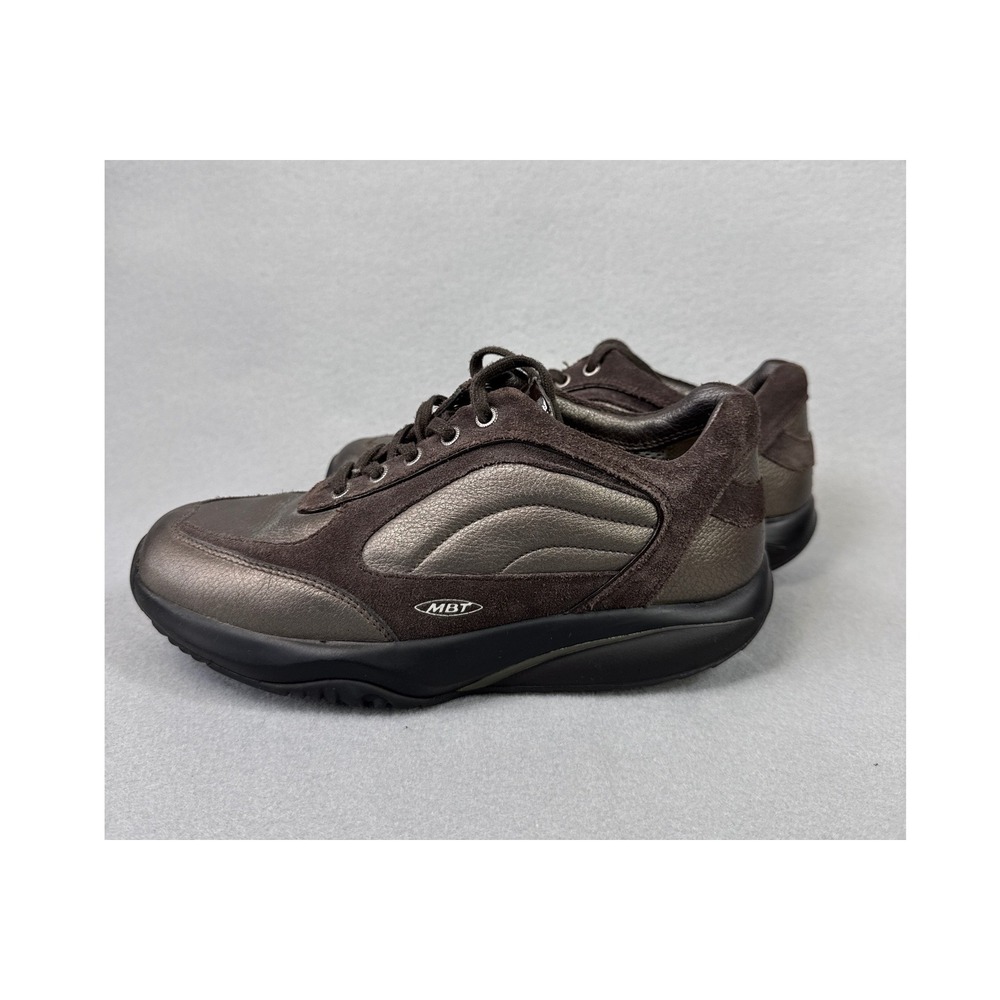 MBT Maliza Brown Suede Leather Walking Shoes Toning Sneakers Womens Size‎ 7.5